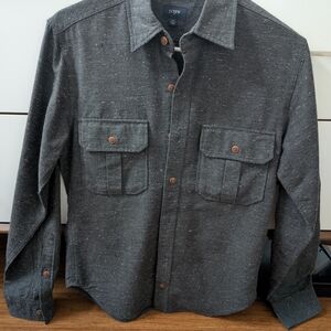J.Crew Gray Button-Up Shirt
